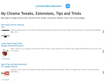 Tablet Screenshot of mychrometweaks.com